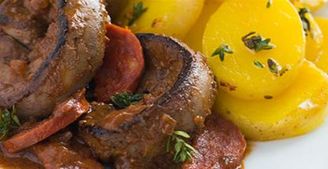 Restaurante La Conrada carne con papas